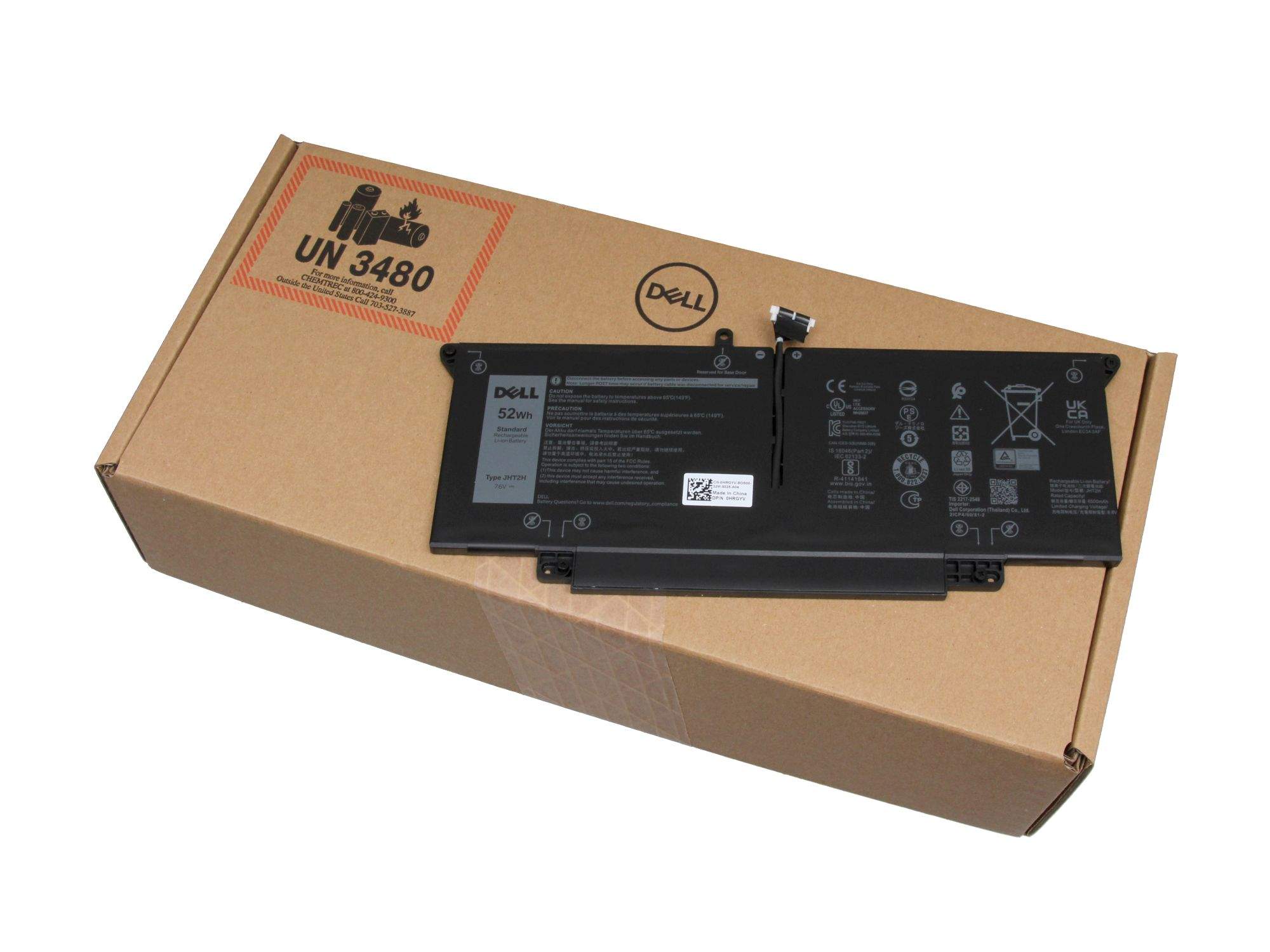 Dell  Laptop-Batterie - Lithium-Ionen - 4 Zellen, Ansicht 2