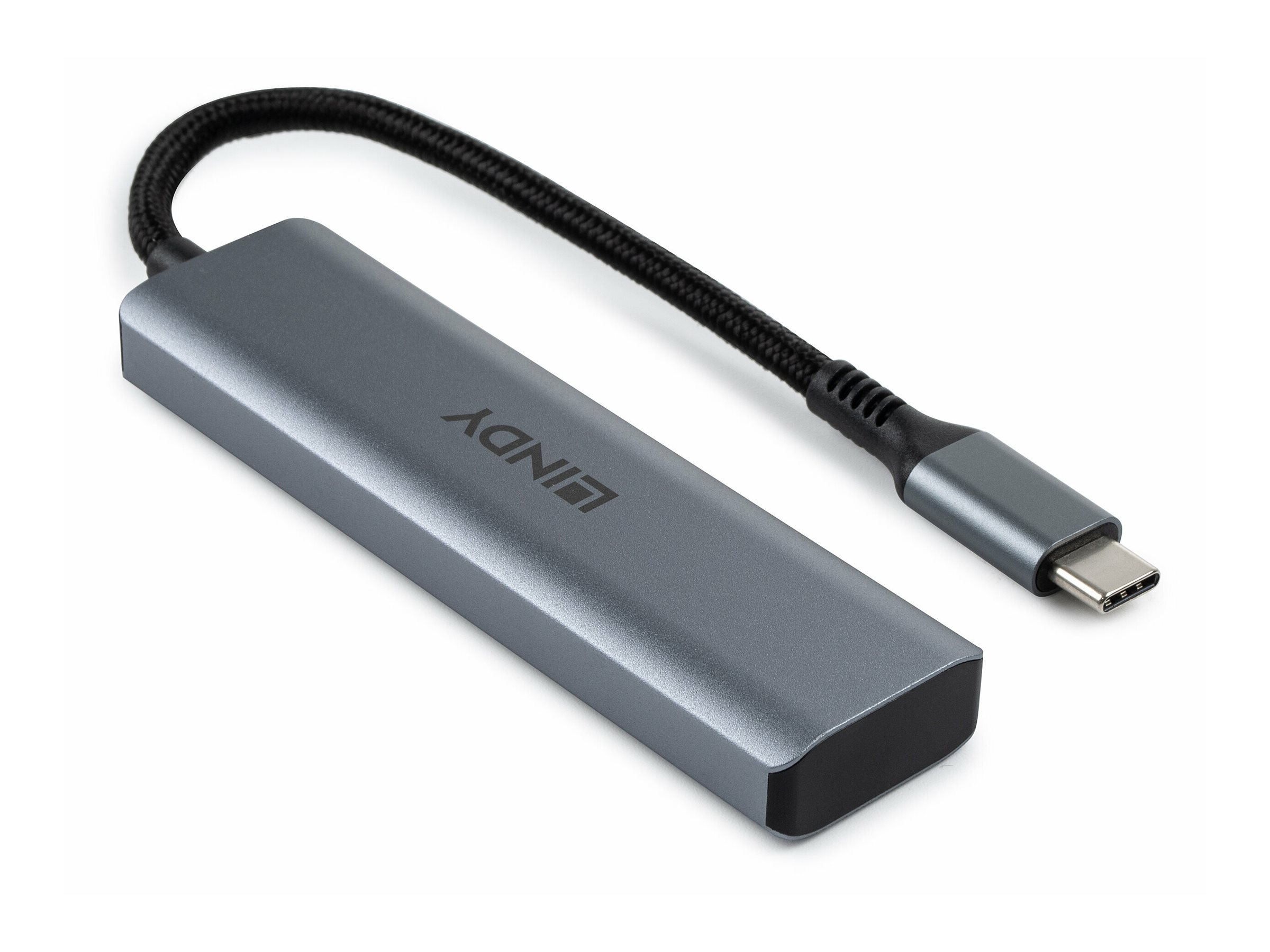 Lindy Hub - Typ C - 4 x USB-C 3.2 Gen 2 - Desktop, Ansicht 5