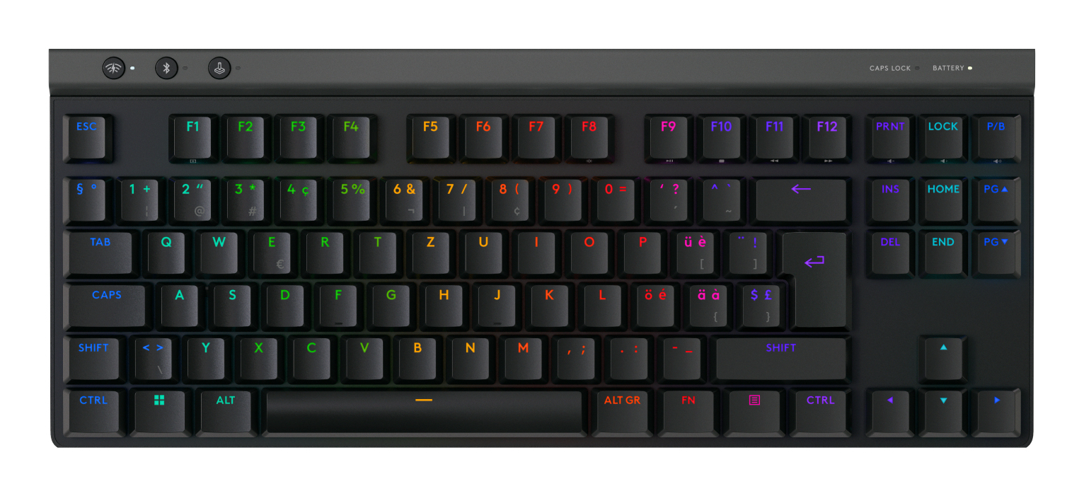 Logitech G G515 - Tastatur - LIGHTSPEED - TKL - TL: Schweiz, QWERTZ, Ansicht 2
