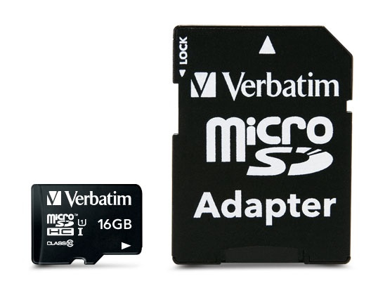 Verbatim Flash-Speicherkarte (microSDHC/SD-Adapter inbegriffen), Ansicht 4
