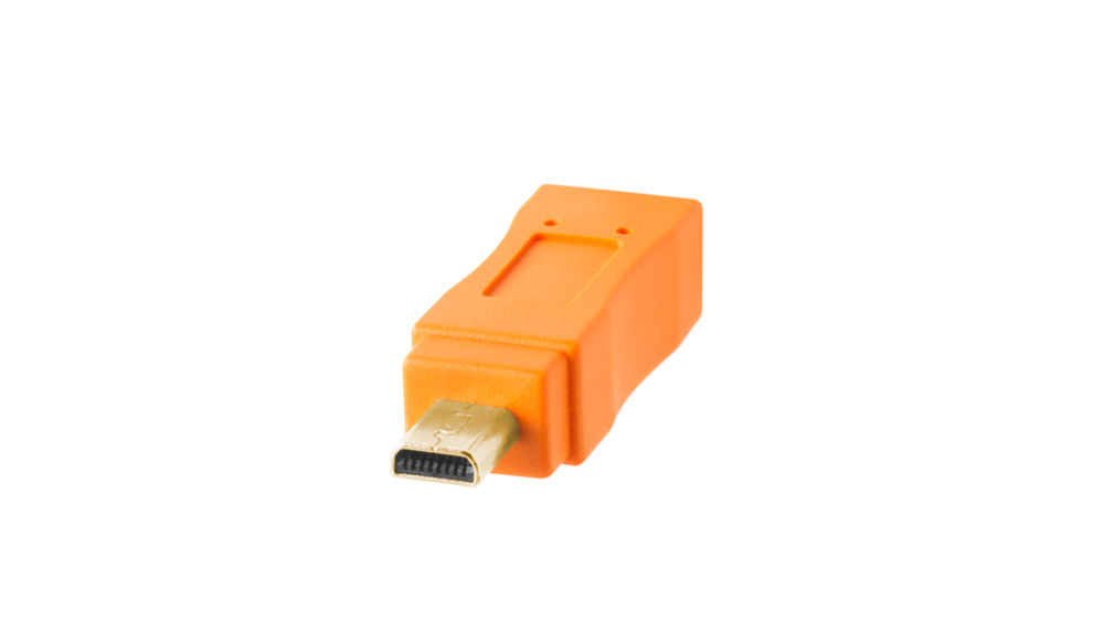 Tether Tools CU8015-ORG - 4,6 m - USB A - Mini-USB B - USB 2.0 - Orange, Ansicht 4