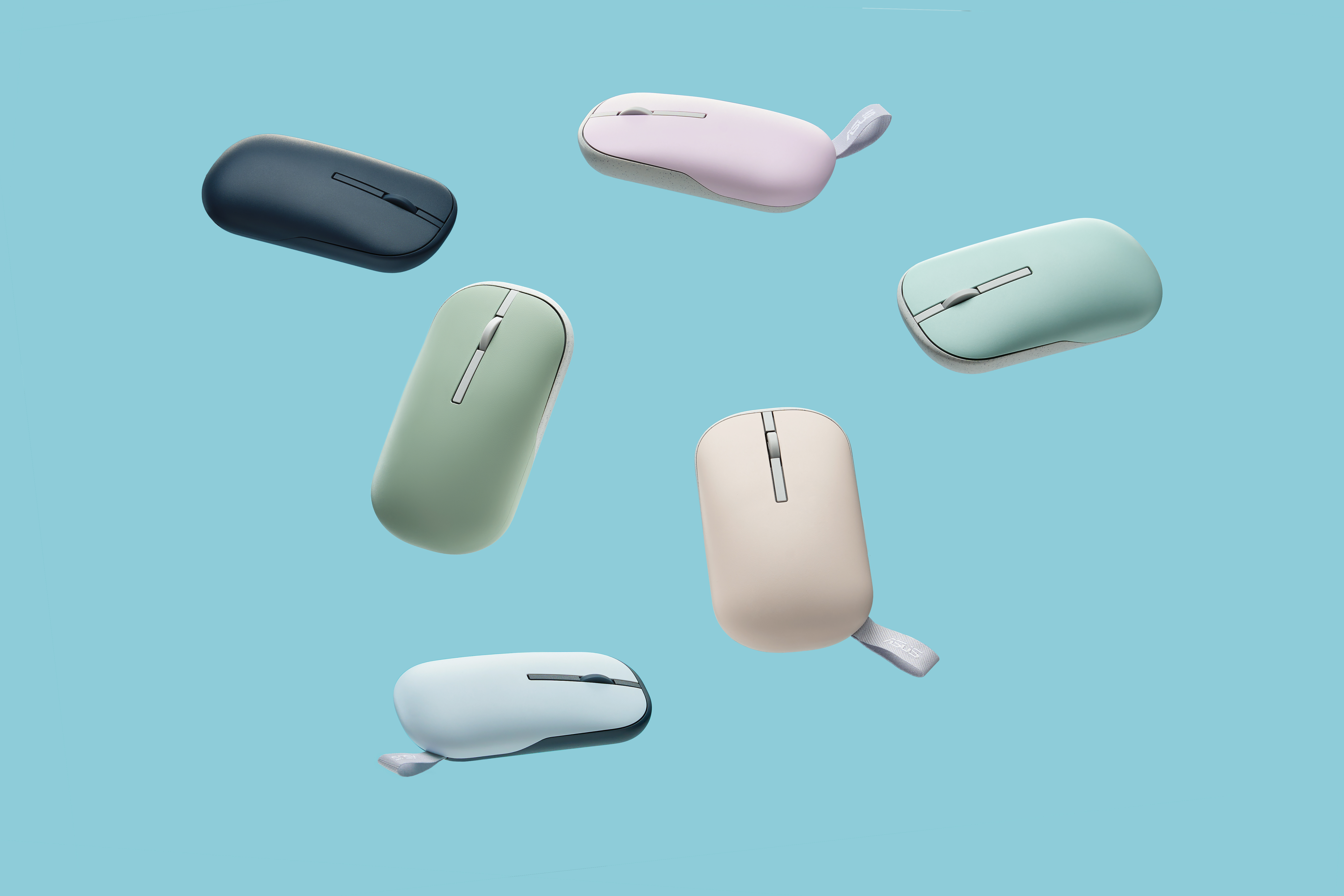 ASUS Marshmallow MD100 Lite - Maus - rechts- und linkshändig - optisch - 3 Tasten - kabellos, Bluetooth, Ansicht 3