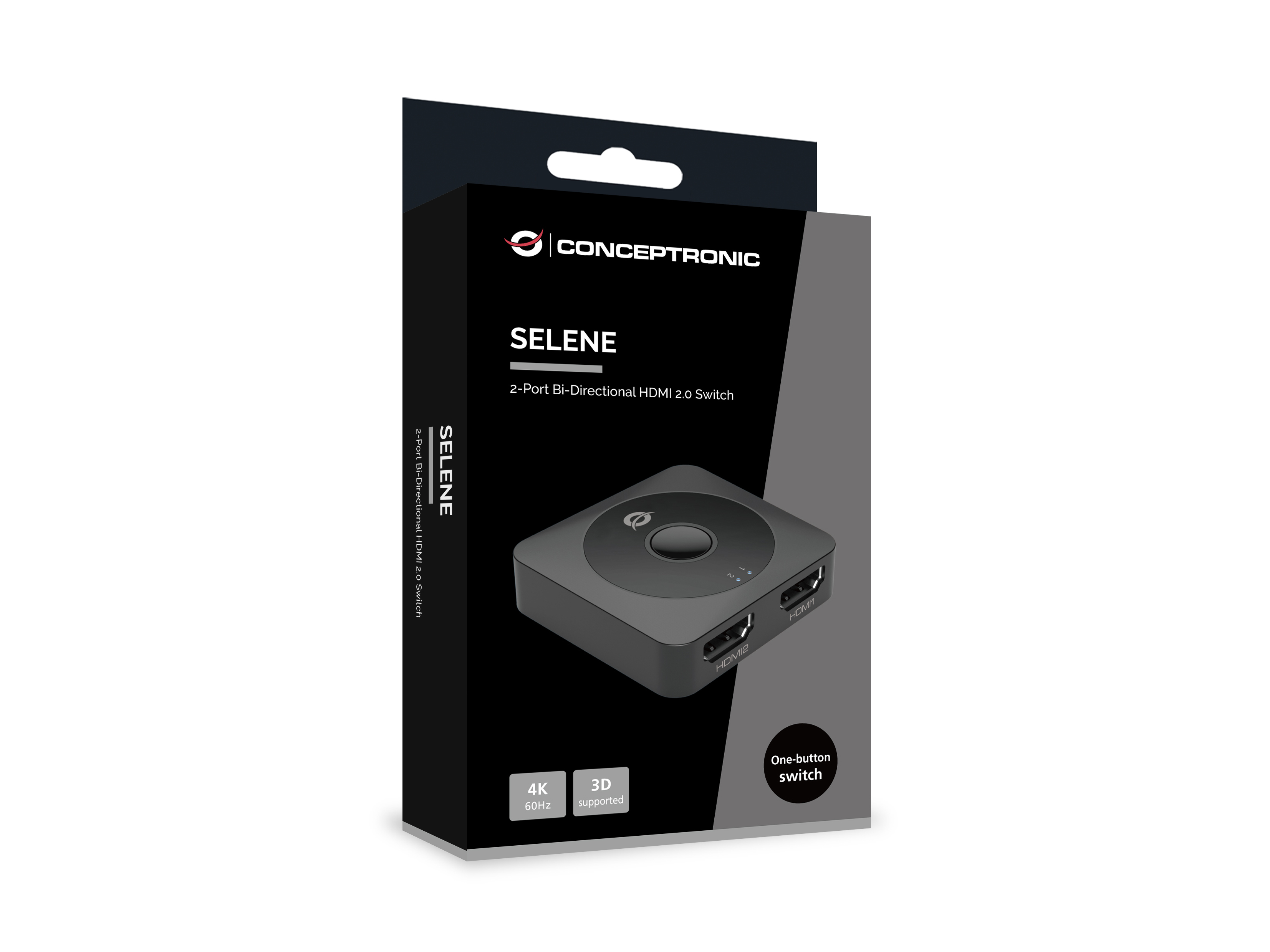 Conceptronic Switch Bi-Direktional HDMI Splitter 2-in-1 sw - Switch - 2-Port, Ansicht 4