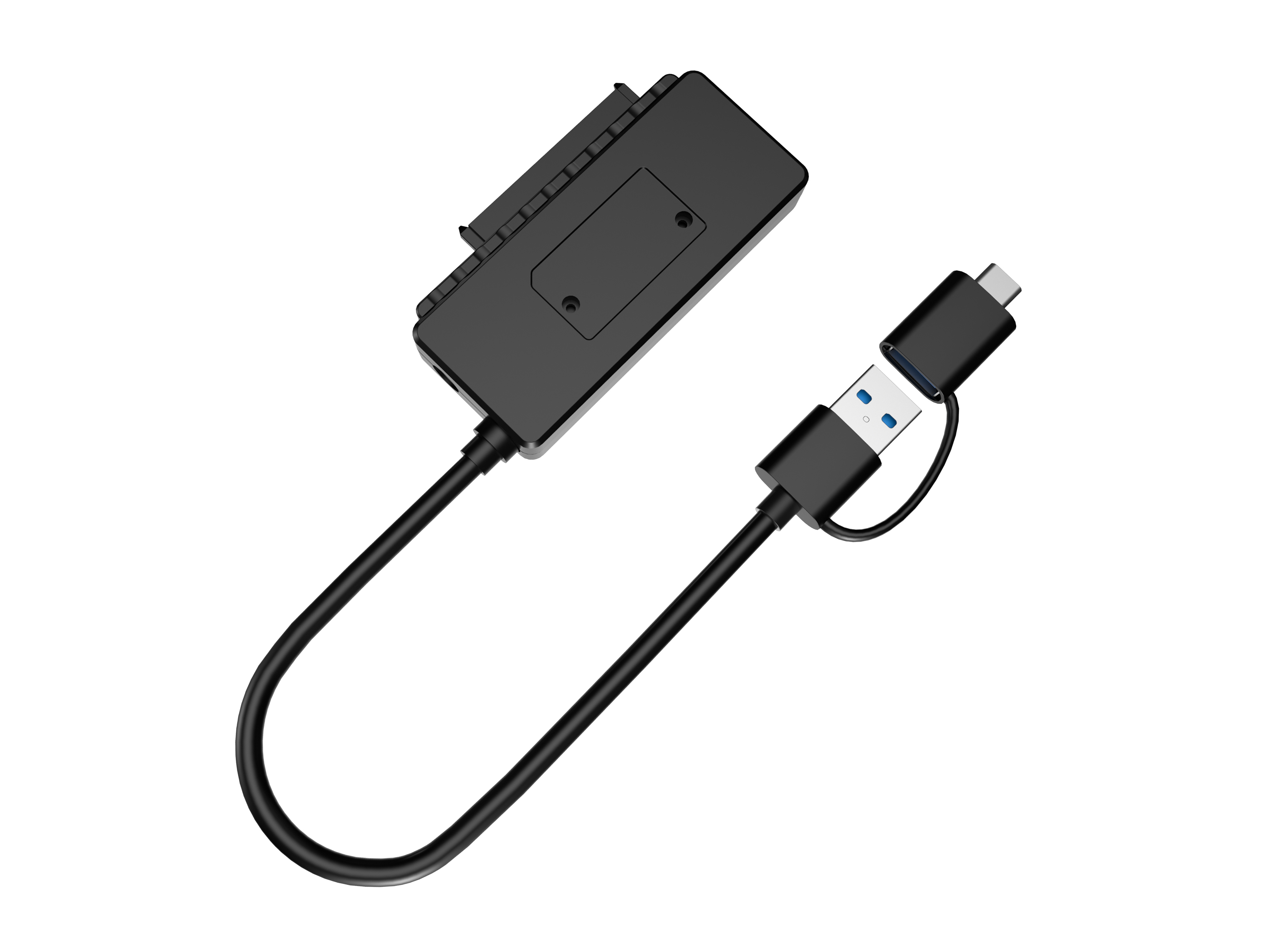 Conceptronic Adapter USB-C -> SATA 2.5/3.5 schwarz, Ansicht 3