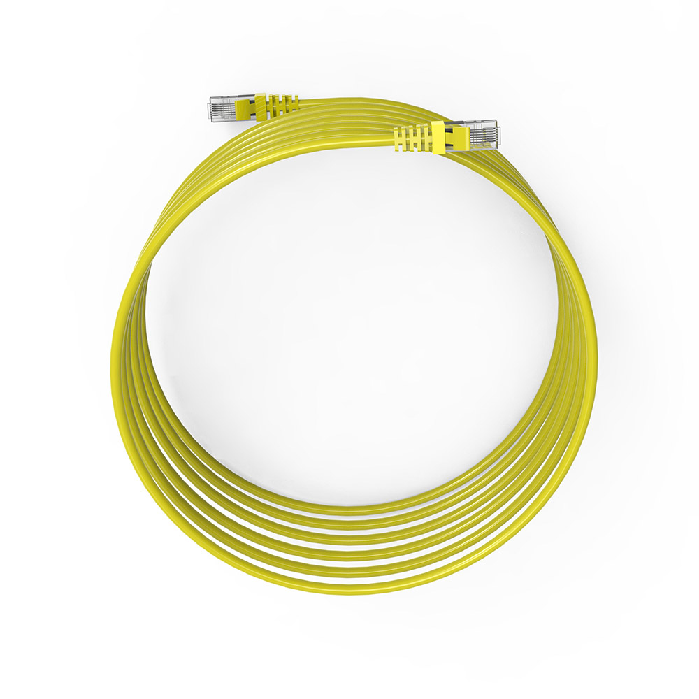 INCA CAT6 RJ45 5 m - 5 m - Cat6 - U/UTP (UTP) - RJ-45 - RJ-45 - Gelb, Ansicht 2