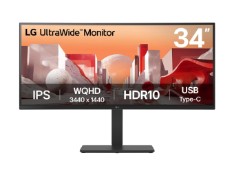 LG UltraWide 34BA75QE-B - LED-Monitor - gebogen - 86.72 cm (34)