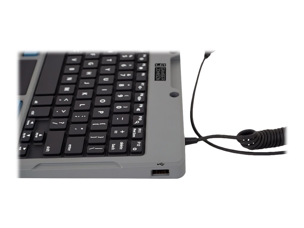 Gamber-Johnson Rugged Lite - Tastatur - mit Touchpad - TL: US, QWERTY, Ansicht 2
