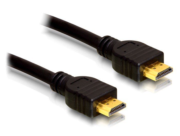 Delock High Speed HDMI with Ethernet - HDMI mit Ethernetkabel, Ansicht 2