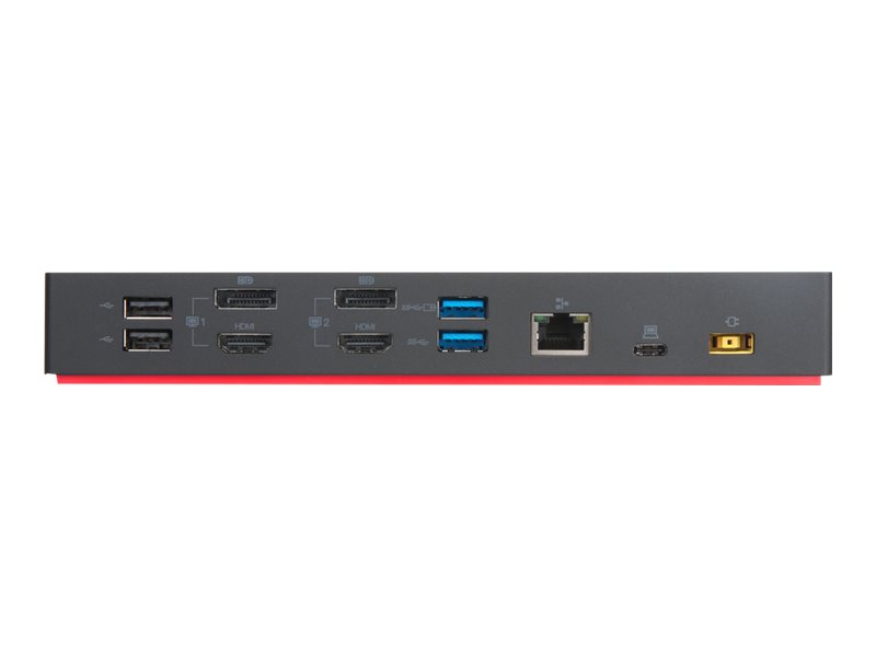 Lenovo ThinkPad Hybrid USB-C with USB-A Dock - Kabelgebunden - USB 3.2 Gen 2 (3.1 Gen 2) Type-C - 3,5 mm, Ansicht 4