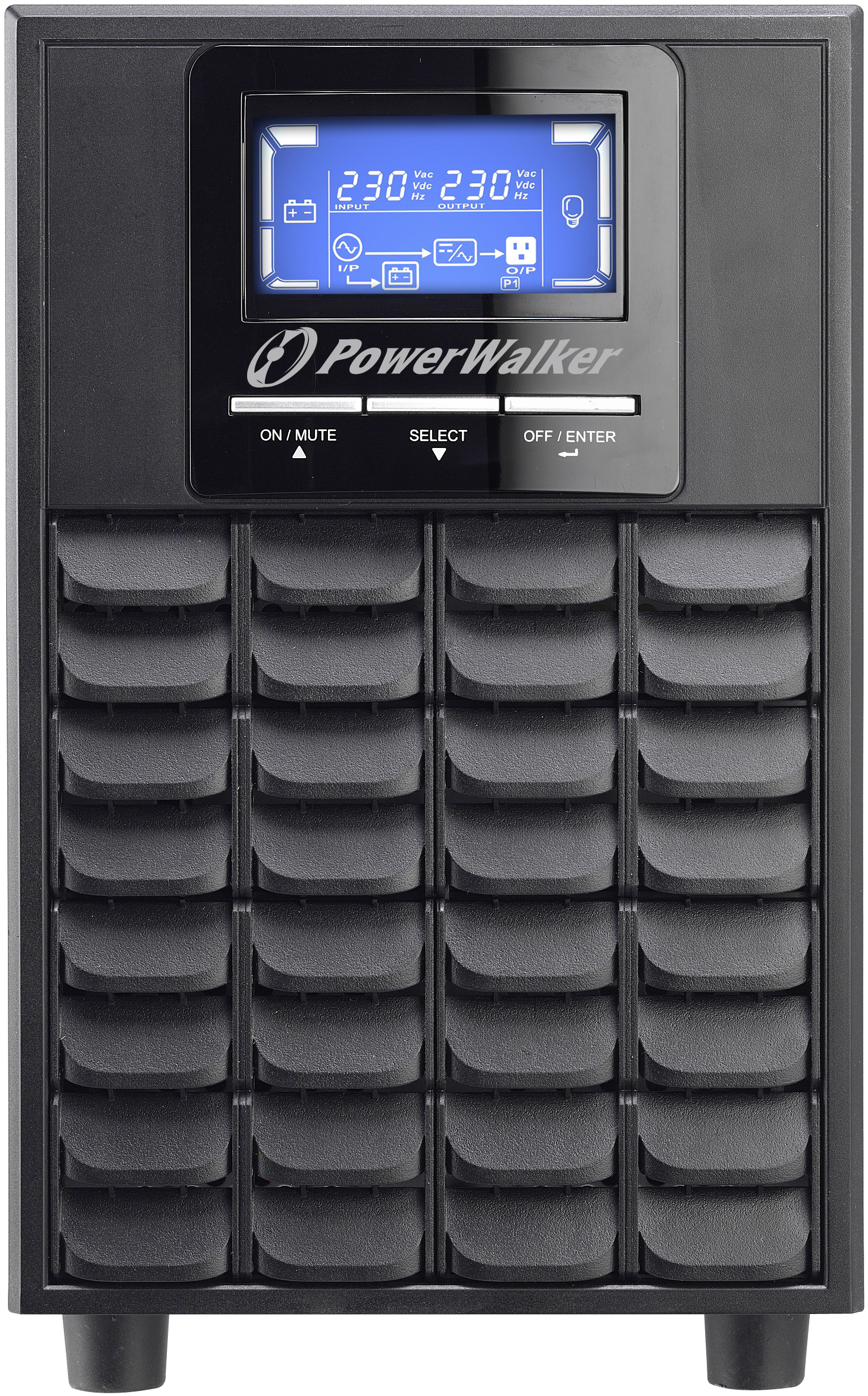 BlueWalker PowerWalker VFI 2000C LCD - USV - 1600 Watt - 2000 VA 9 Ah, Ansicht 3