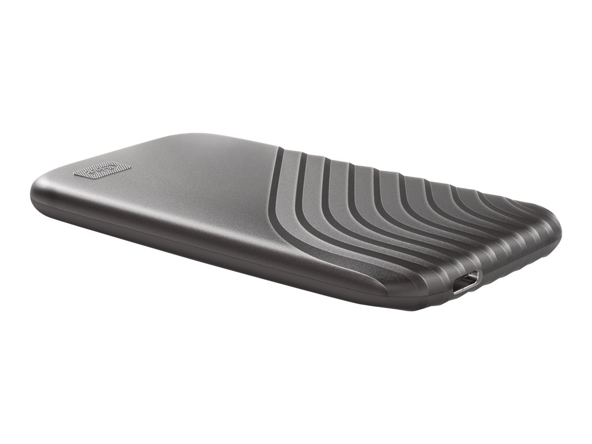 WD My Passport SSD WDBAGF0020BGY - SSD - verschlüsselt - 2 TB - extern (tragbar), Ansicht 5