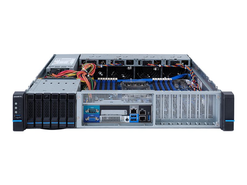 Gigabyte E252-P31 (rev. 100) - Server - Rack-Montage - 2U - 1 x Altra - RAM 0 GB - SATA - Hot-Swap 6.4 cm (2.5)