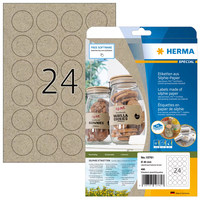 HERMA 10761 - Braun - Rund - Dauerhaft - Ø 40 mm - Universal - Papier