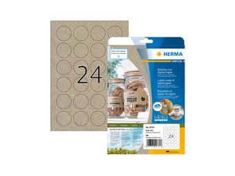 HERMA 10761 - Braun - Rund - Dauerhaft - Ø 40 mm - Universal - Papier