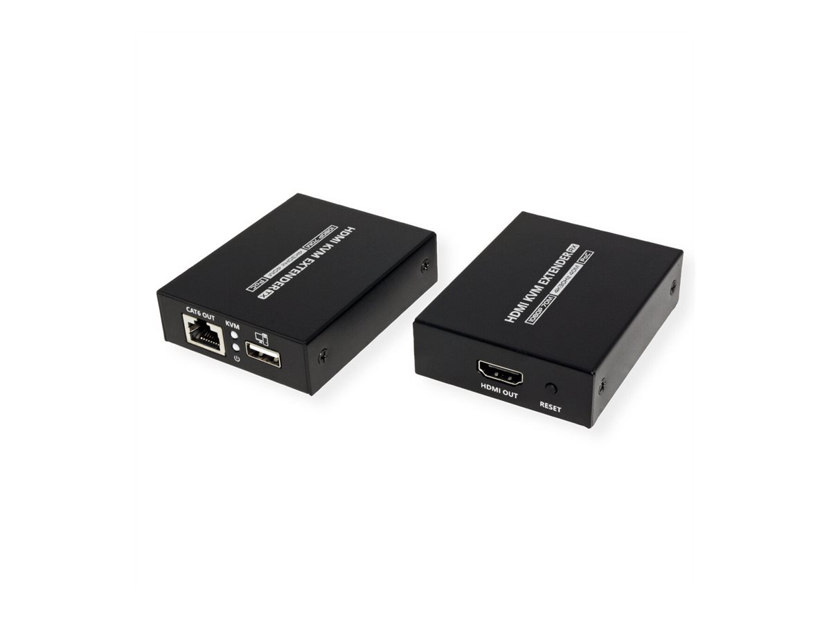VALUE KVM-Verlängerung via TP USB+HDMI 4K30Hz 40m, Ansicht 2
