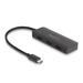 Delock USB Type-C Splitter (DP Alt Mode) zu 3 x HDMI MST 4K 60 Hz - USB Typ-C - 3840 x 2160 - Schwarz - 1.42.2 - 4K Ultra HD - Rundkabel
