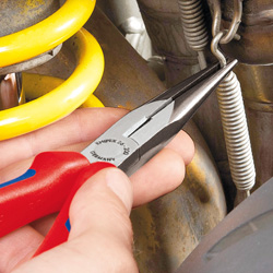 KNIPEX Flachrundzange mit Schneide 26 26 200, Ansicht 3