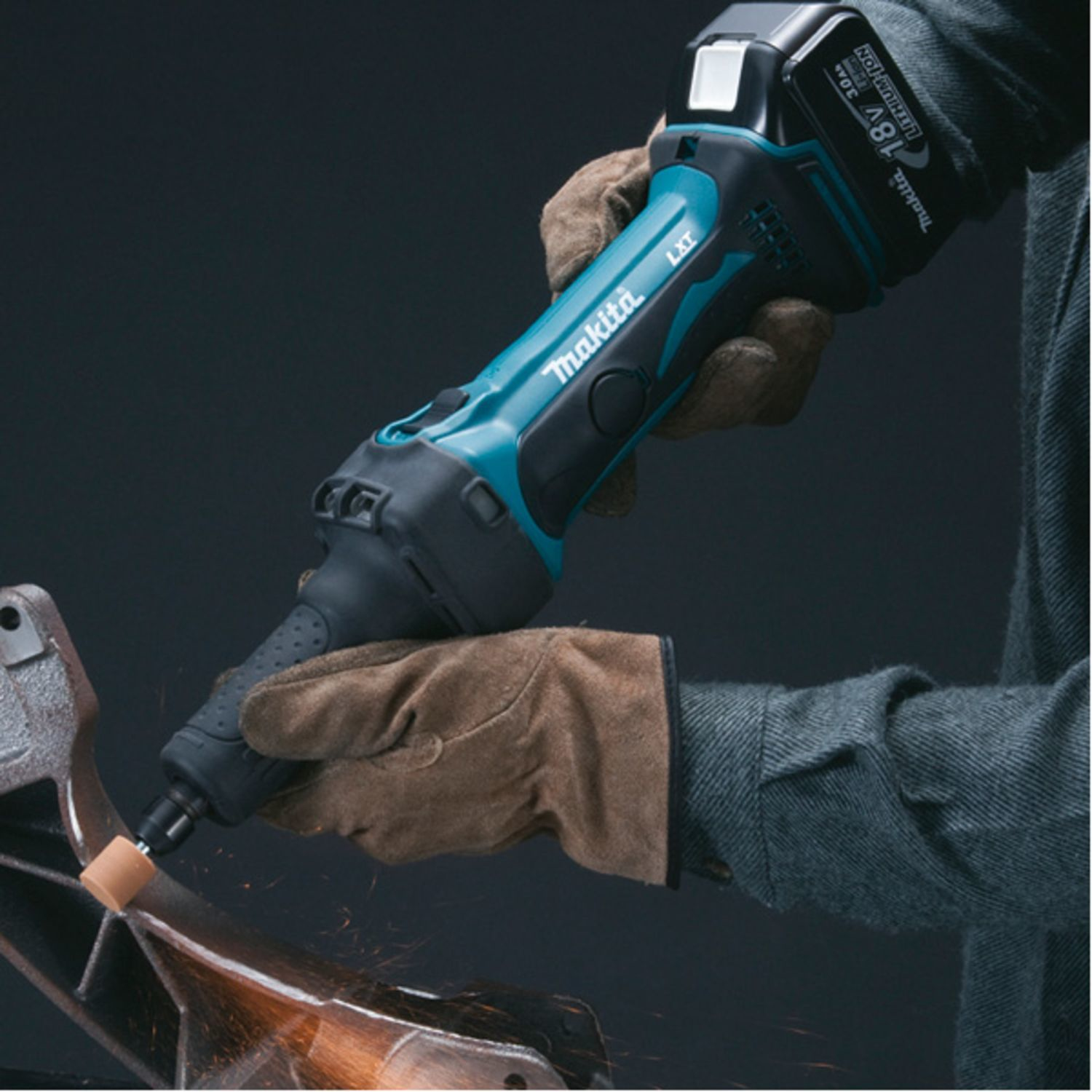 Makita DGD800 - Geradschleifer - schnurlos - Spannzange 6 mm, Ansicht 2