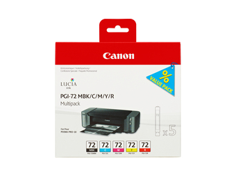 Canon PGI-72 MBKCMYR Multipack - 5er-Pack