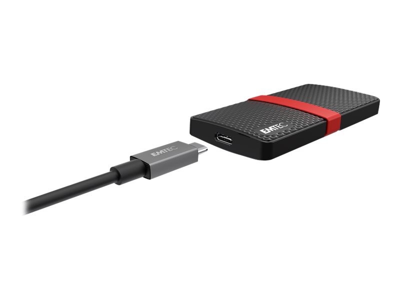 EMTEC SSD Power Plus X200 - SSD - 1 TB - extern (tragbar), Ansicht 3