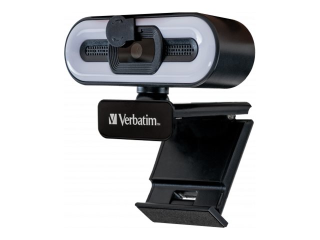 Verbatim Webcam mit Mikro+Licht AWC-02 Full HD 1080p Autof retail, Ansicht 4