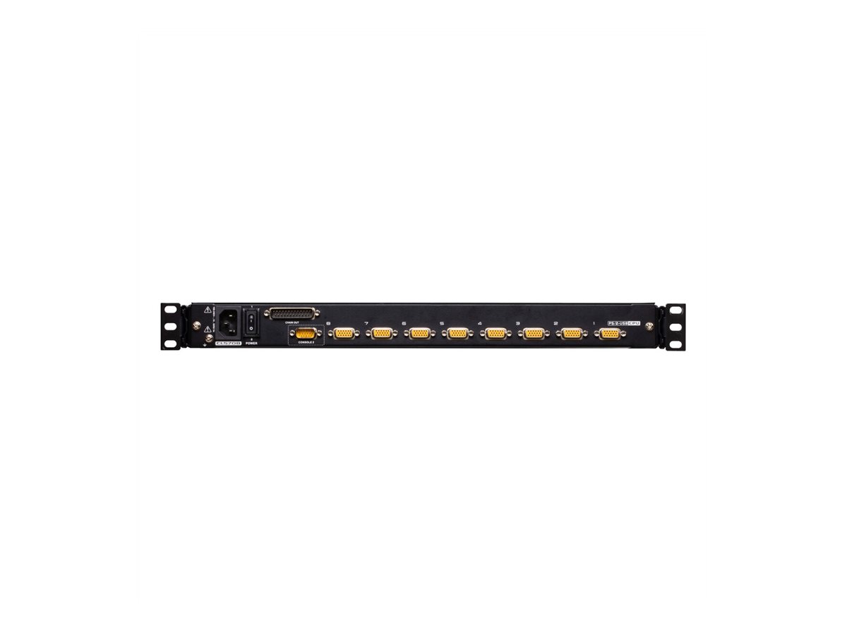 ATEN CL5708MW DE KVM-Switch 8-Port 17.3-LCD SingleRail PS/2-USB VGA, Ansicht 4