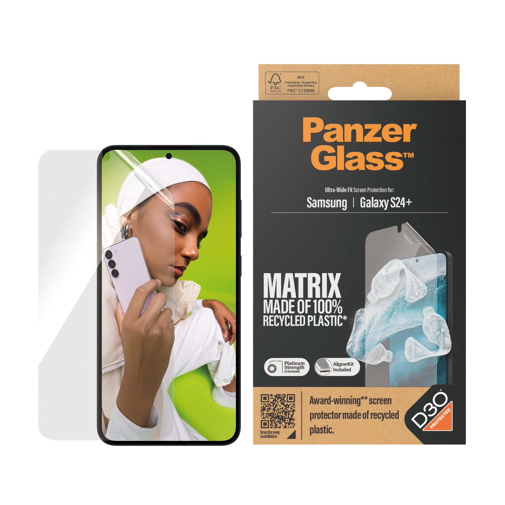 PanzerGlass Matrix - Bildschirmschutz für Handy, Ansicht 3
