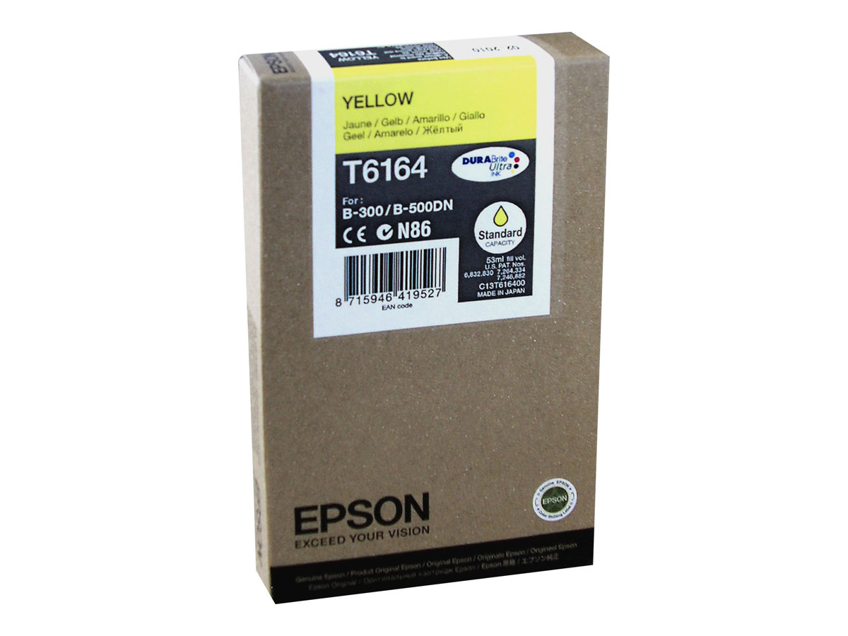 Epson T6164 - 53 ml - Gelb - original - Tintenpatrone - für B 300, 310N, 500DN, 510DN