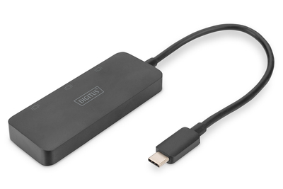 ASSMANN USB-Hub 3-Port C ->3xDP m.Kabel schwarz (DS-45334)