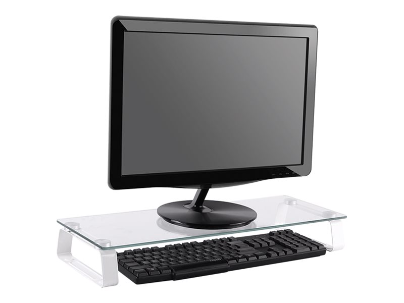 LogiLink Monitor Riser - Aufstellung für LCD-Display/Notebook - Glas, fester, kaltgepresster Stahl, Ansicht 4