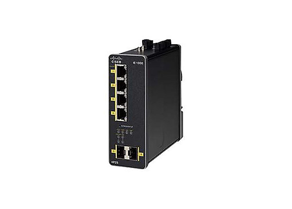 Cisco IE 1000-4P2S-LM, Refurbished, Managed, Gigabit Ethernet (10/100/1000), Vollduplex, Power over Ethernet (PoE)