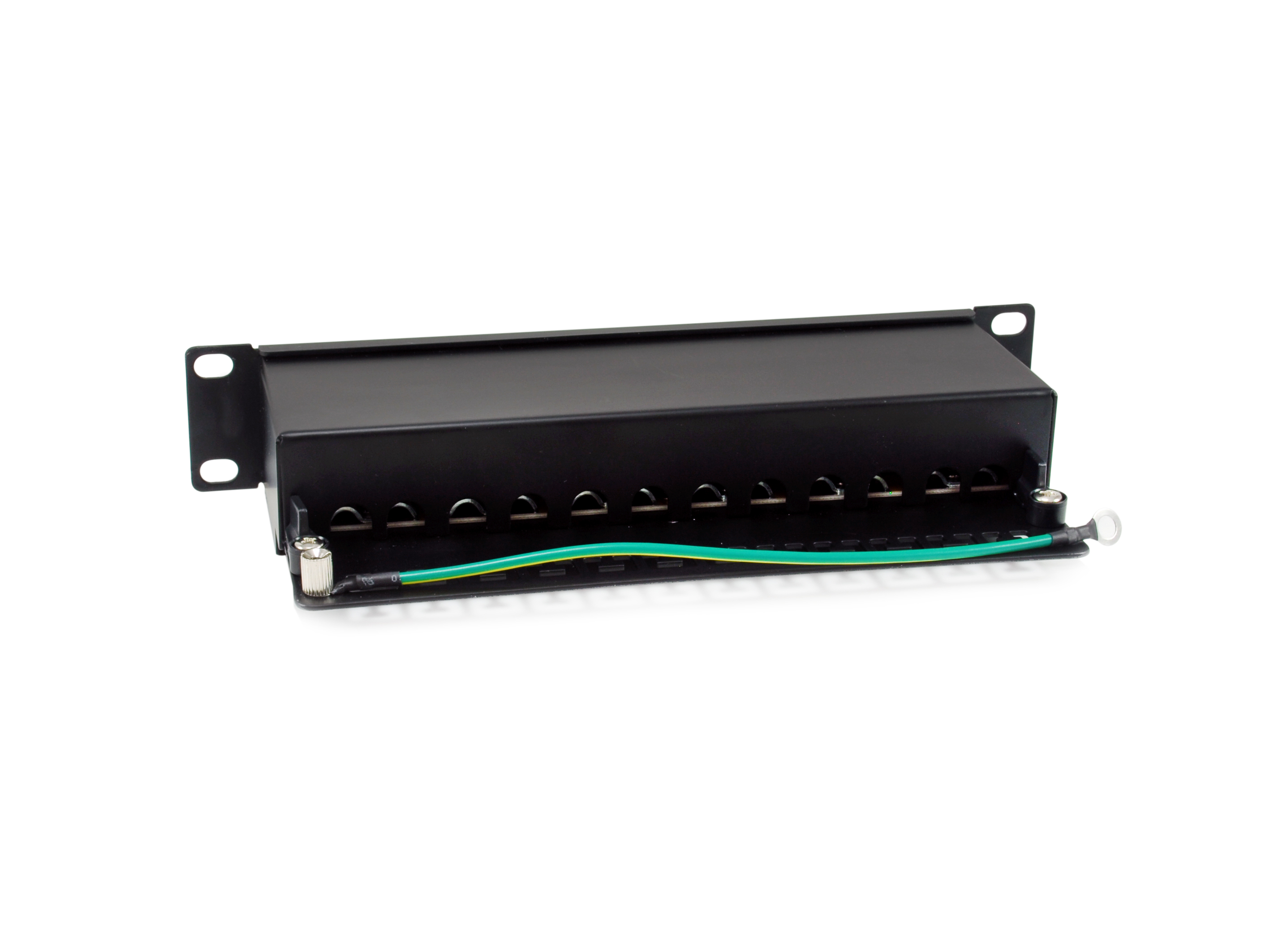 Equip Patchpanel 12x RJ45 Cat6A 10 FTP 1HE Premium schwarz - Patch-Panel - Ethernet, Ansicht 3