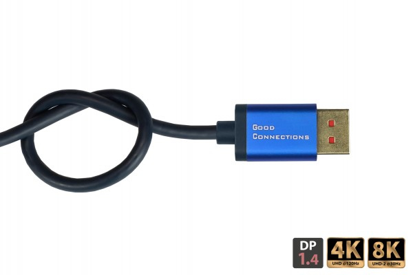 Good Connections 4814-SF050B - 5 m - DisplayPort - DisplayPort - Männlich - Männlich - 7680 x 4320 Pixel, Ansicht 3