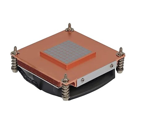 Dynatron Inter-Tech Q-3 - Kühlkörper/Radiator - 8 cm - 22,28 cfm - Schwarz - Silber, Ansicht 3