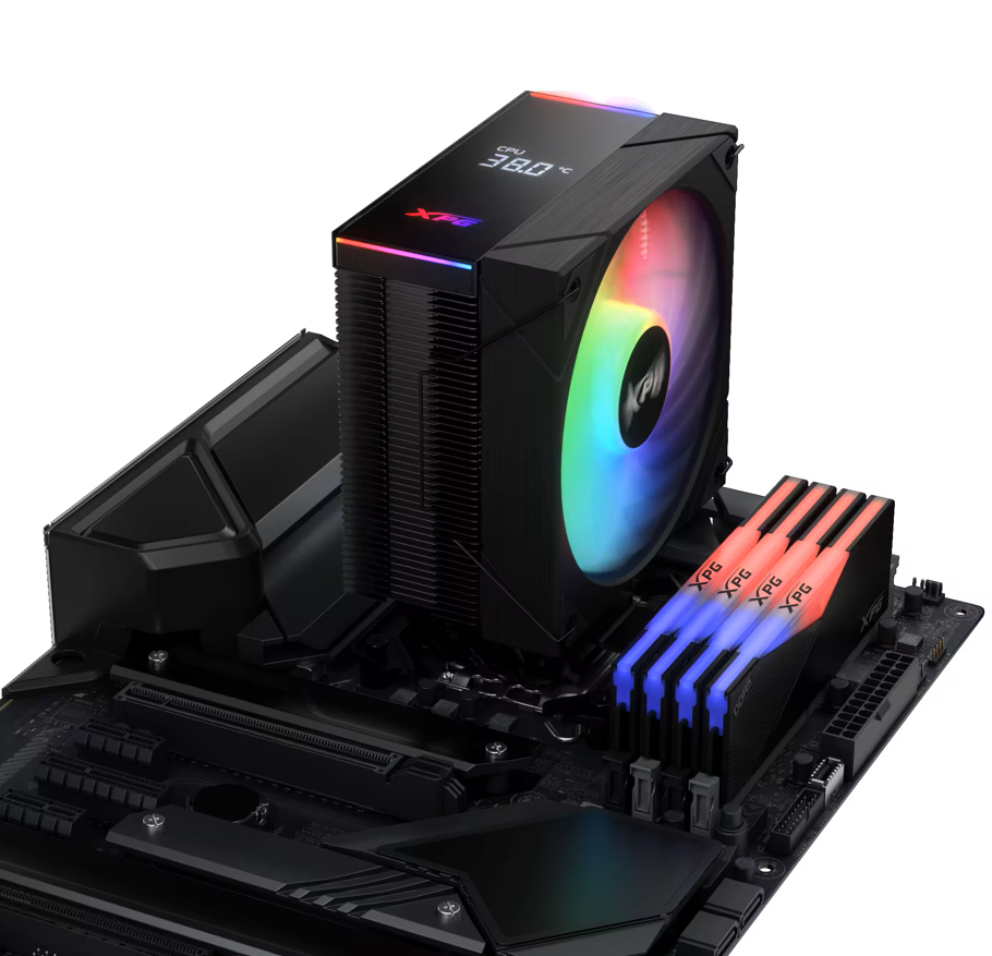 XPG Lüfter MAESTRO PLUS 42SA 120mm ARGB Fan schwarz retail, Ansicht 2