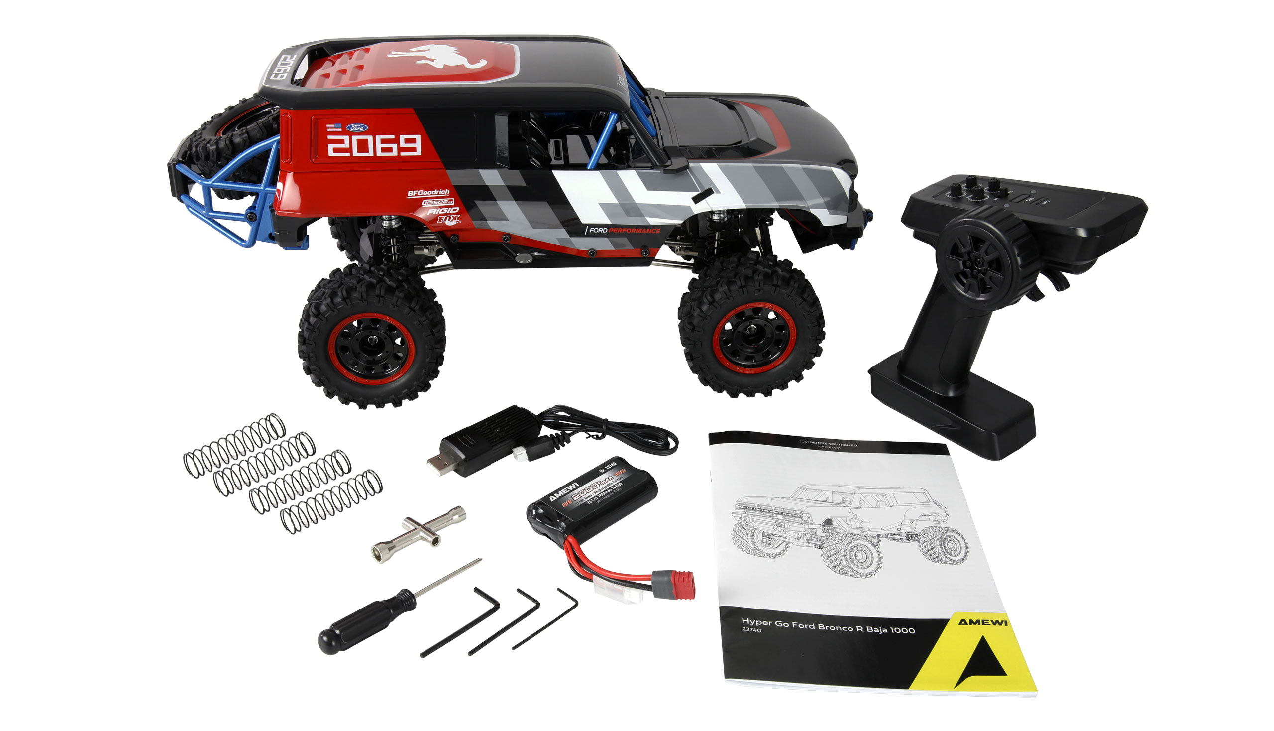 Amewi Hyper GO Ford Bronco Baja 1000 Brushless 1 12 RtR 14+, Ansicht 2