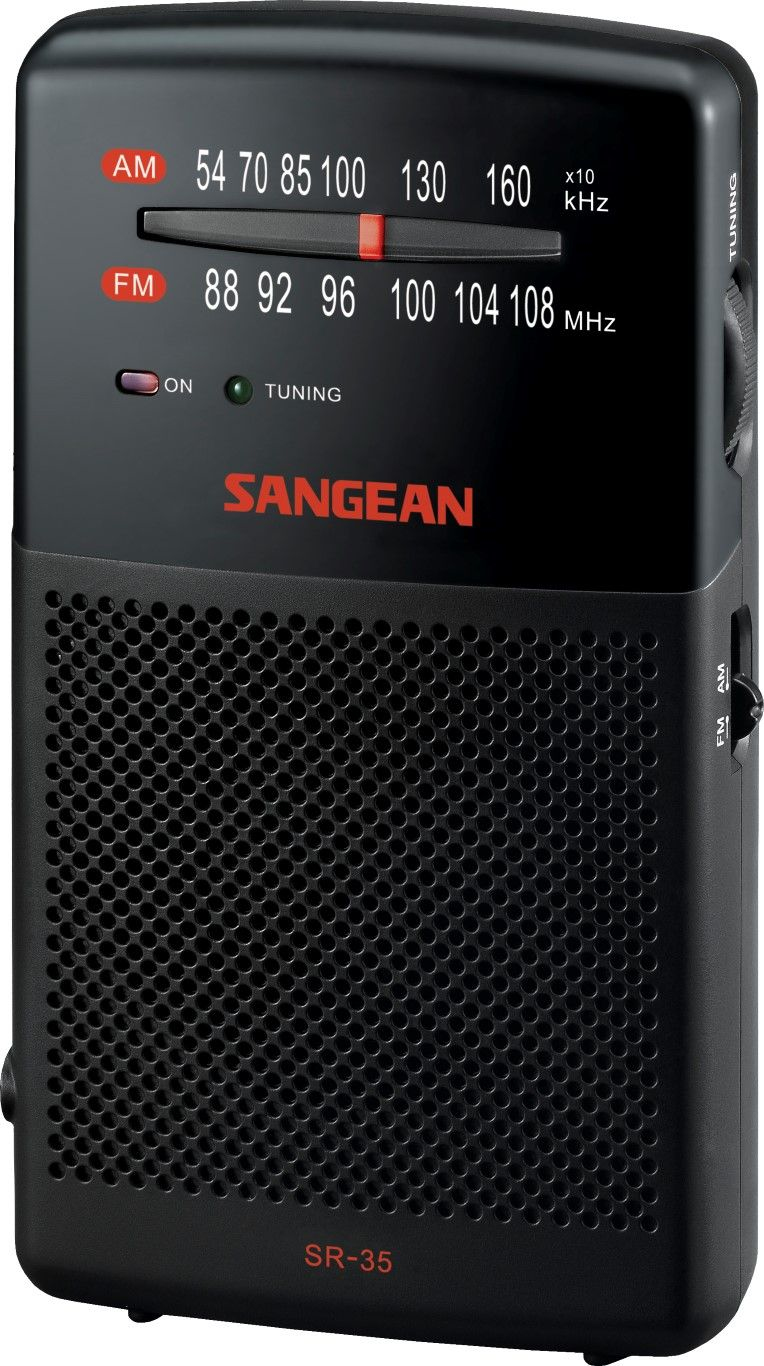 Sangean Electronics Sangean SR-35 - AM,FM - 87.5 - 108 MHz - 520 - 1710 kHz - 12 W - 8 Ohm - 6,35 mm (0.25 Zoll), Ansicht 3