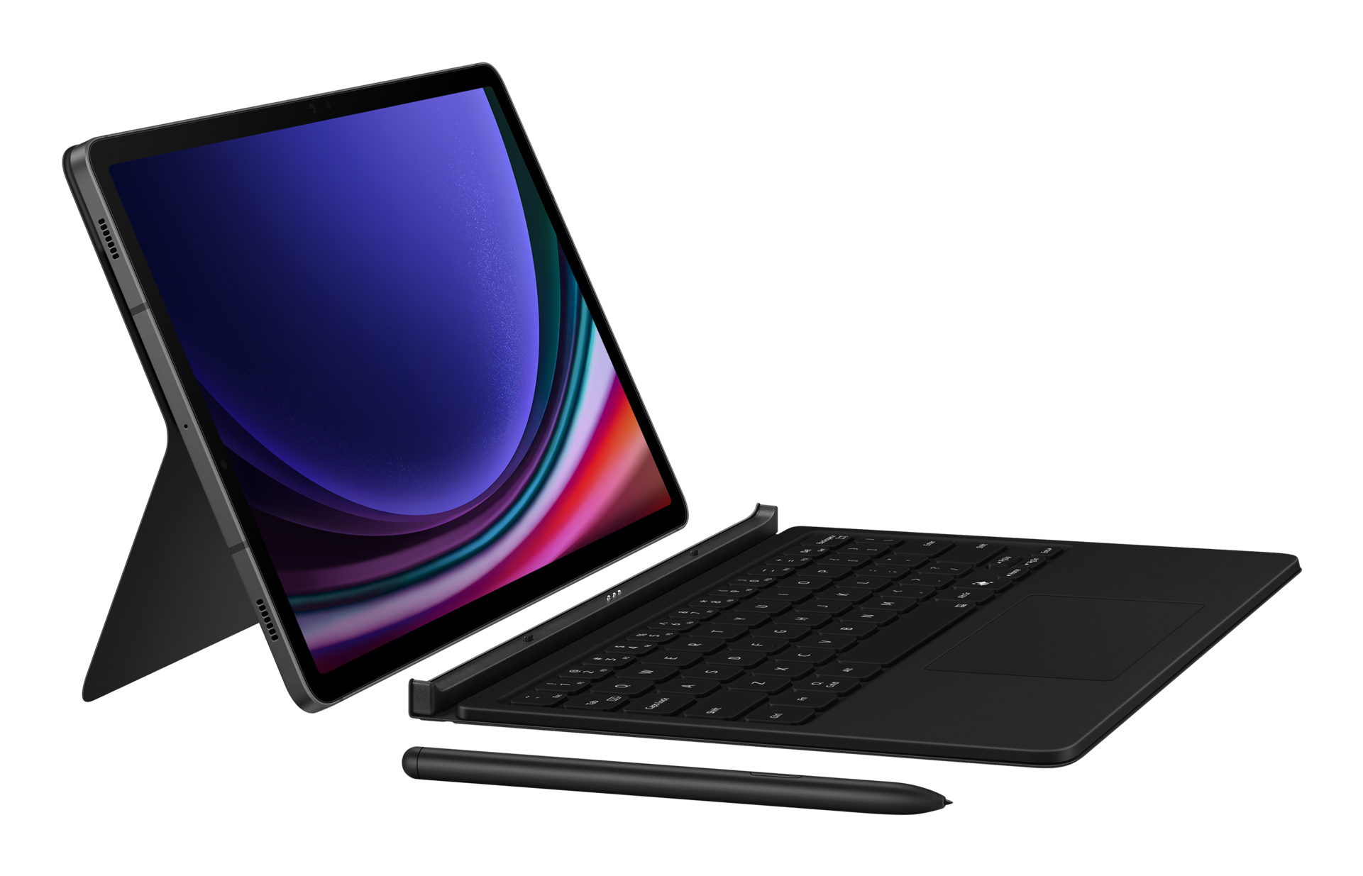 Samsung S9 BOOK COVER KEYBOARD BLACK, Ansicht 2