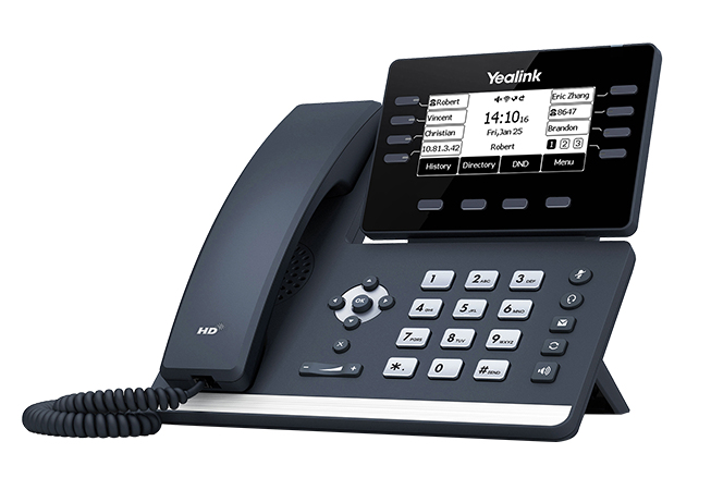 Yealink SIP-T53W - VoIP-Telefon - mit Bluetooth-Schnittstelle mit Rufnummernanzeige, Ansicht 2