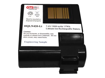 GTS HQLN420-LI - Drucker-Batterie - Lithium-Ionen - 5000 mAh - für Zebra QLn 420
