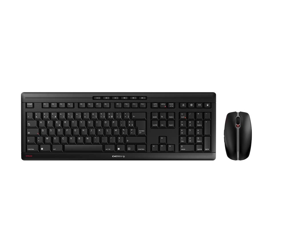 Cherry STREAM DESKTOP - Tastatur-und-Maus-Set - TL: Französisch, AZERTY, Ansicht 2
