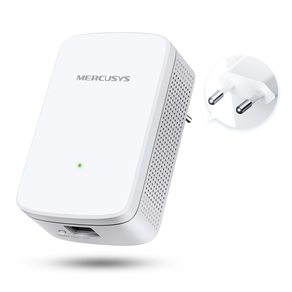 Mercusys ME10 - Netzwerk-Repeater - 300 Mbit/s - 10,100 Mbit/s - 10/100Base-T(X) - 802.11b - 802.11g, Ansicht 2