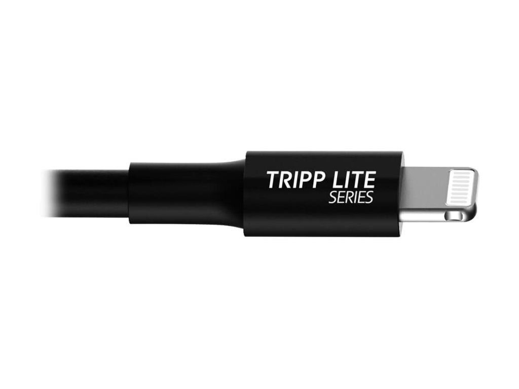 Tripp M100-10N-BK-10 USB-A-zu-Lightning-Synchronisierungs-/Ladekabel (Stecker/Stecker) – MFi-zertifiziert - schwarz, Ansicht 4