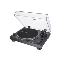 Audio-Technica AT-LP120X - Plattenspieler mit Direktantrieb - Manuell - Schwarz - Aluminium - 33 1/3,45,78 RPM - 33,45,7