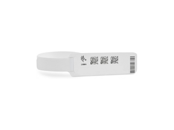 Zebra Z-Band UltraSoft - Kunststoff - permanenter Gummiklebstoff - silberne Beschichtung - 19 x 152 mm 1800 Stck. (6 Rolle(n)