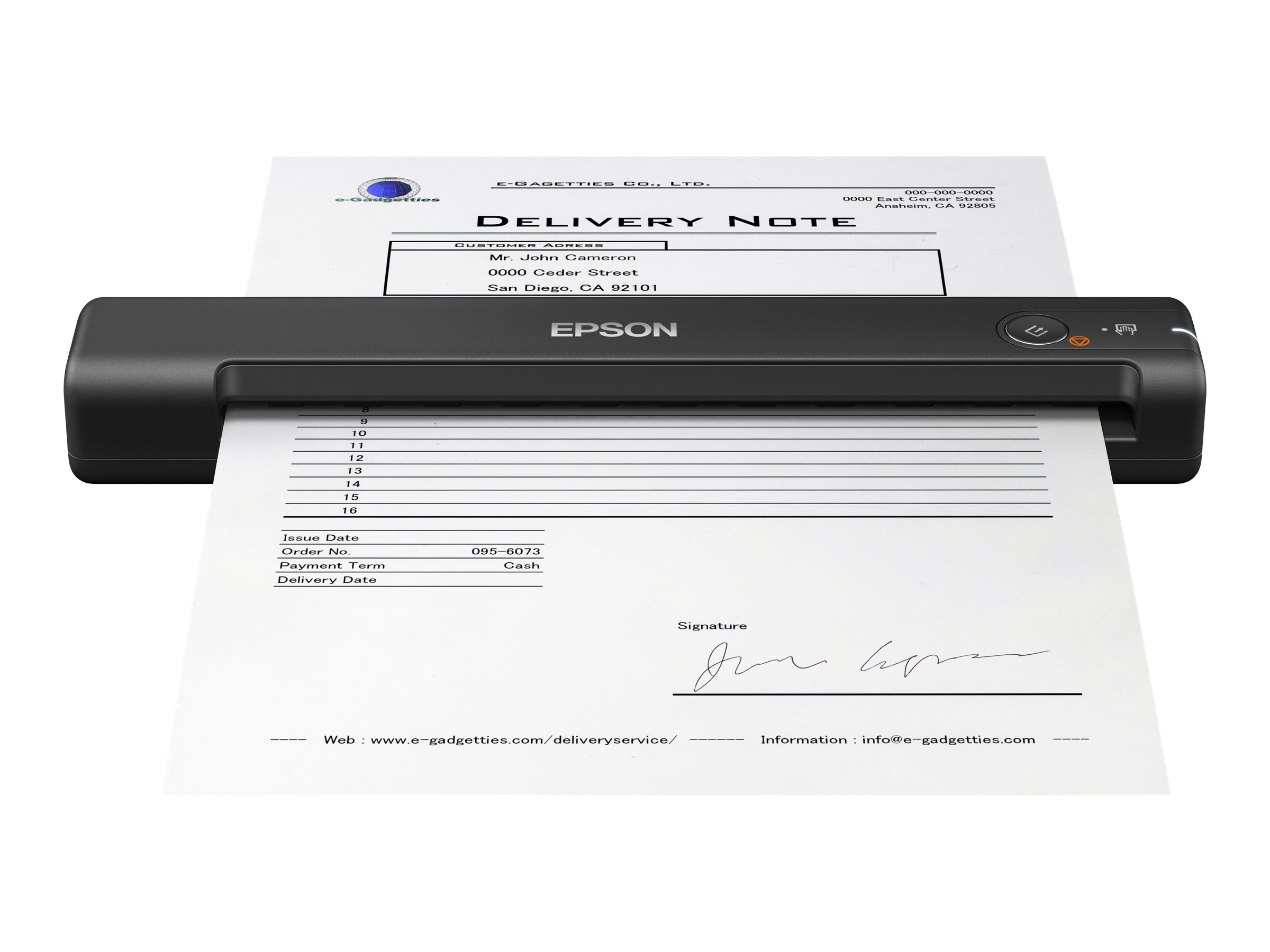 Epson WorkForce ES-50 - Einzelblatt-Scanner - Kontaktbildsensor (CIS)