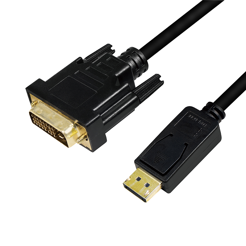 LogiLink Adapterkabel - DisplayPort (M) eingerastet zu DVI-D (M), Ansicht 2