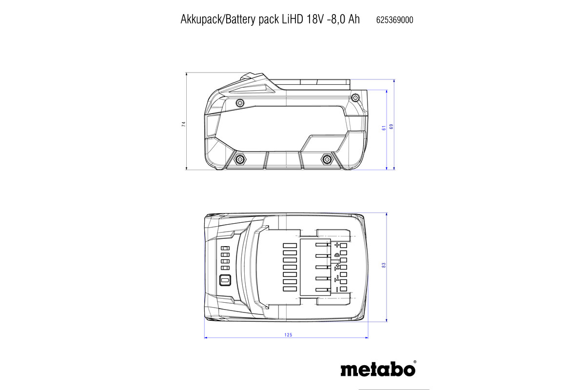 Metabo 625549000 - Lithium-Ion (Li-Ion), Ansicht 3