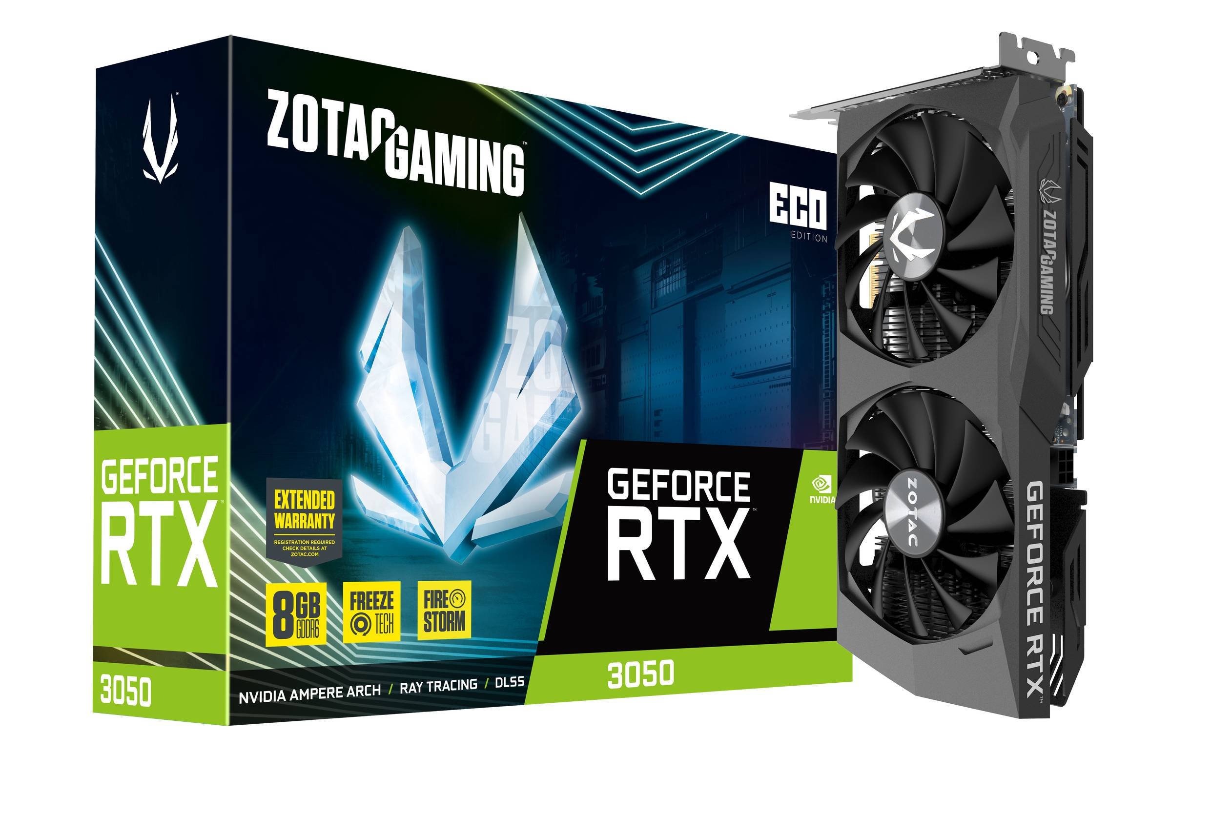 ZOTAC GAMING GeForce RTX 3050 ECO - Grafikkarten, Ansicht 4