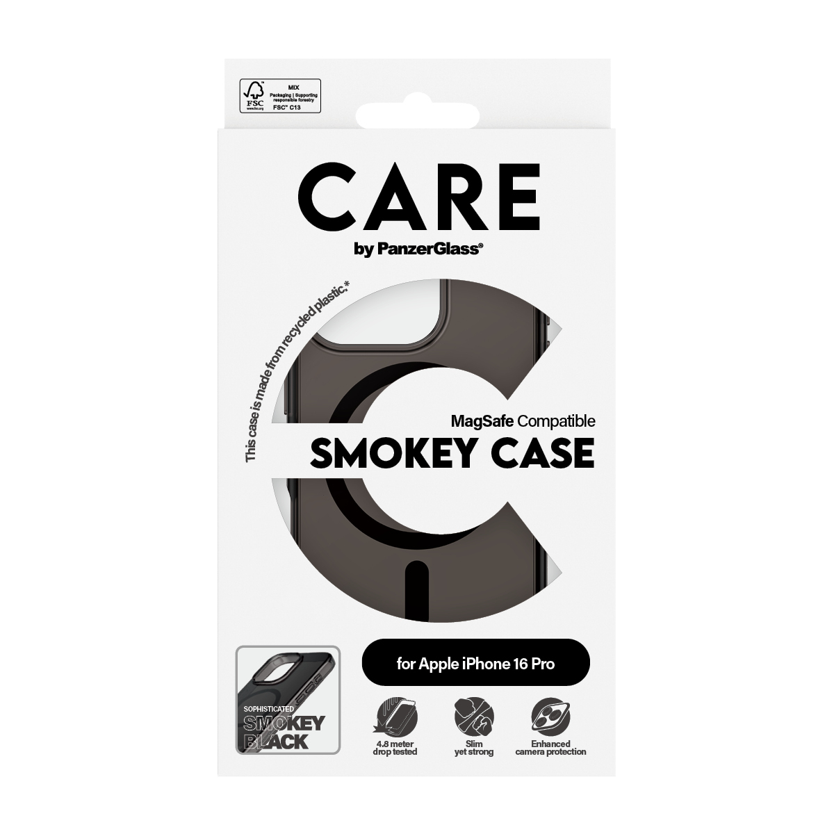 PanzerGlass CARE by PanzerGlass Urban Combat - Hintere Abdeckung für Apple iPhone 16 Pro, Ansicht 3